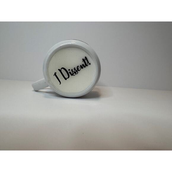 I Dissent! Ruth Bader Ginsburg inspired mug RBG, Dissent Collar, Supreme Court - Picture 2 of 2